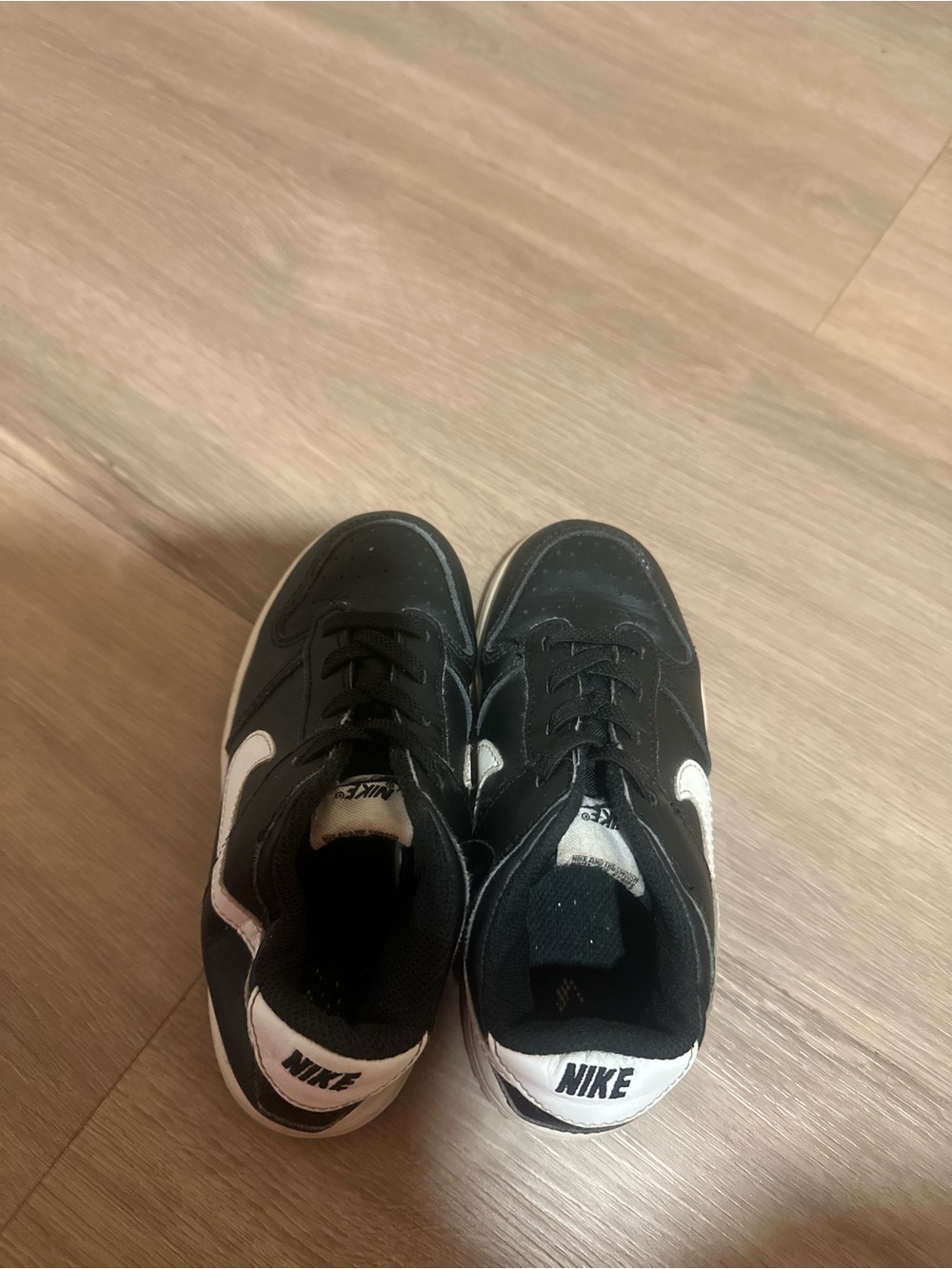 Nike Black and White Low-Top Sneakers